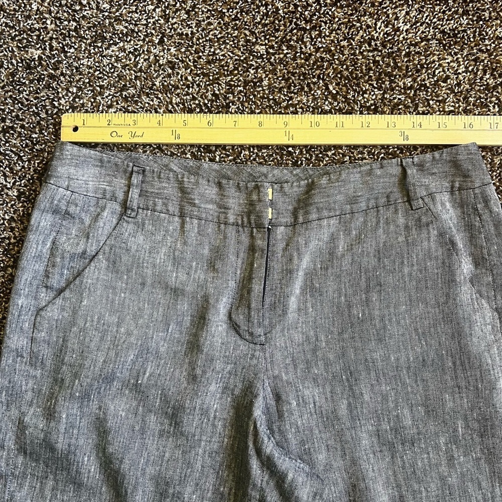 Gray Cropped Women's Pants - Picture 2 of 6